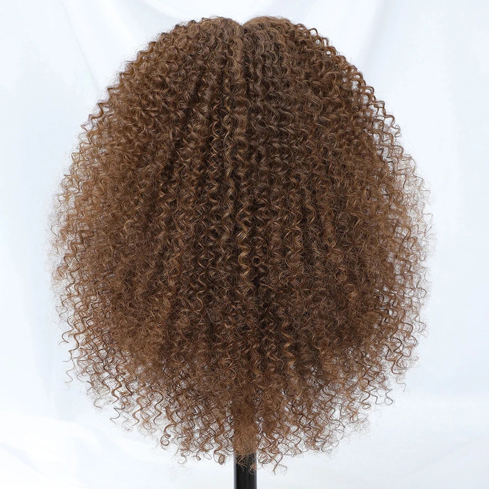 Perruque Afro Chatain