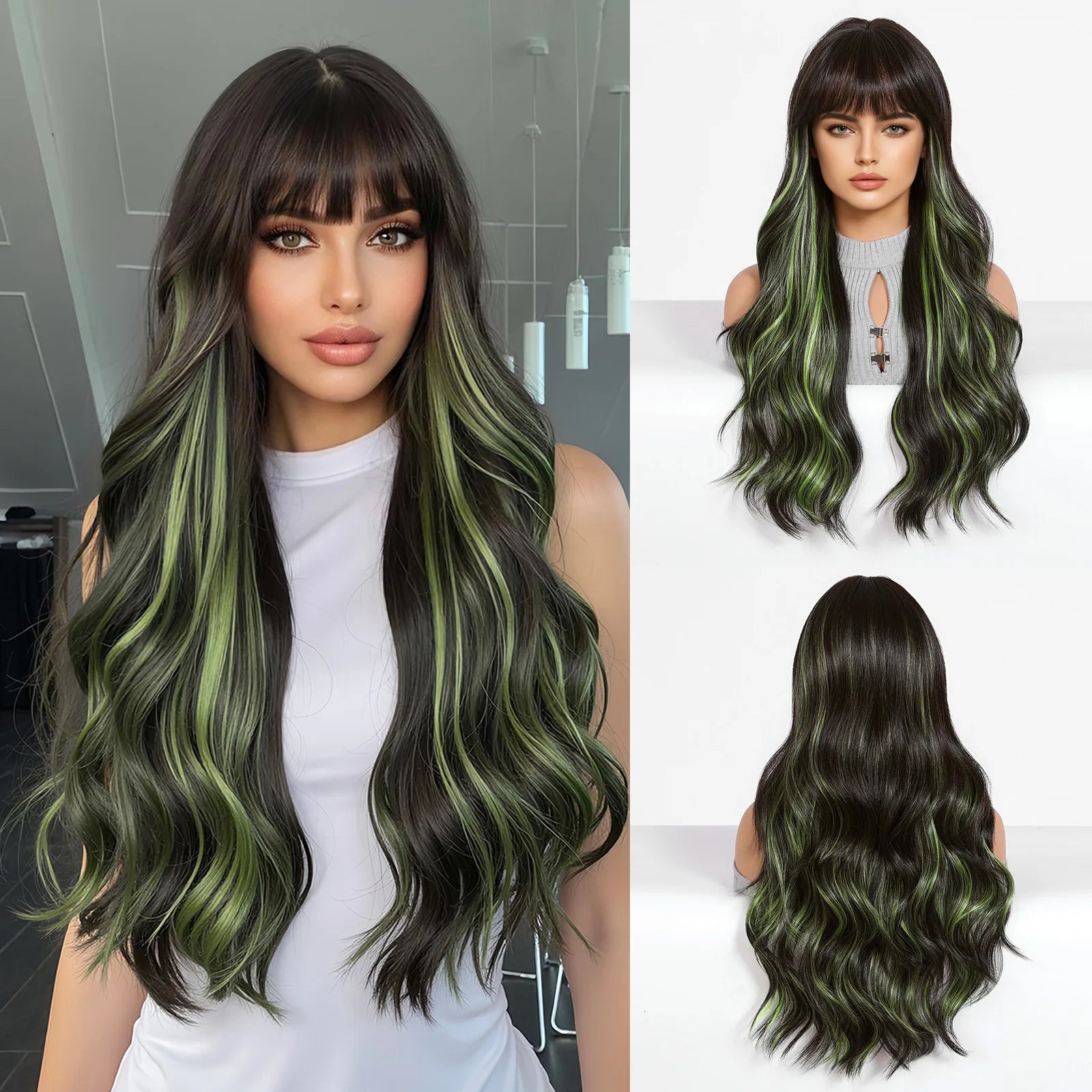 perruque blanche femme