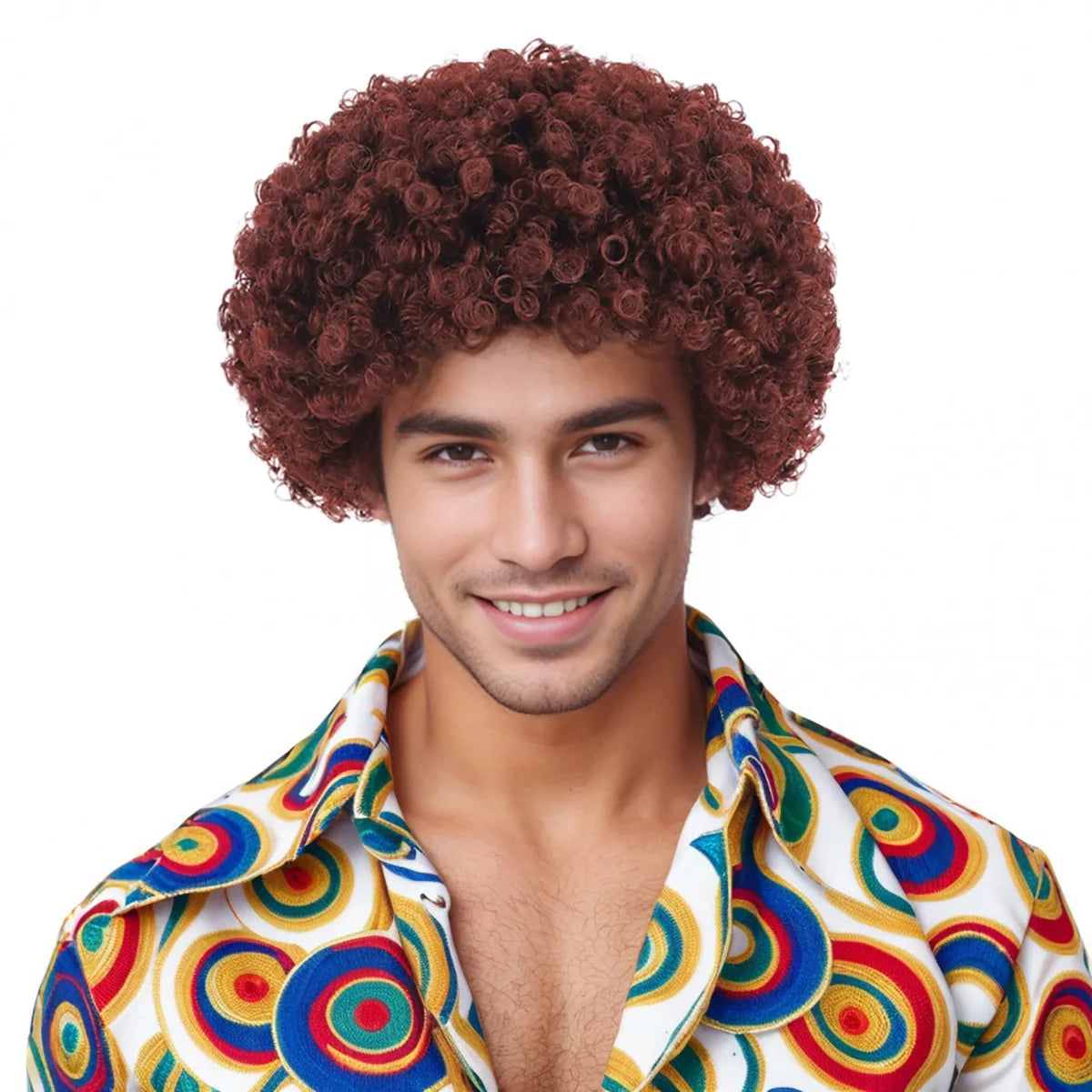 Perruque afro courte homme