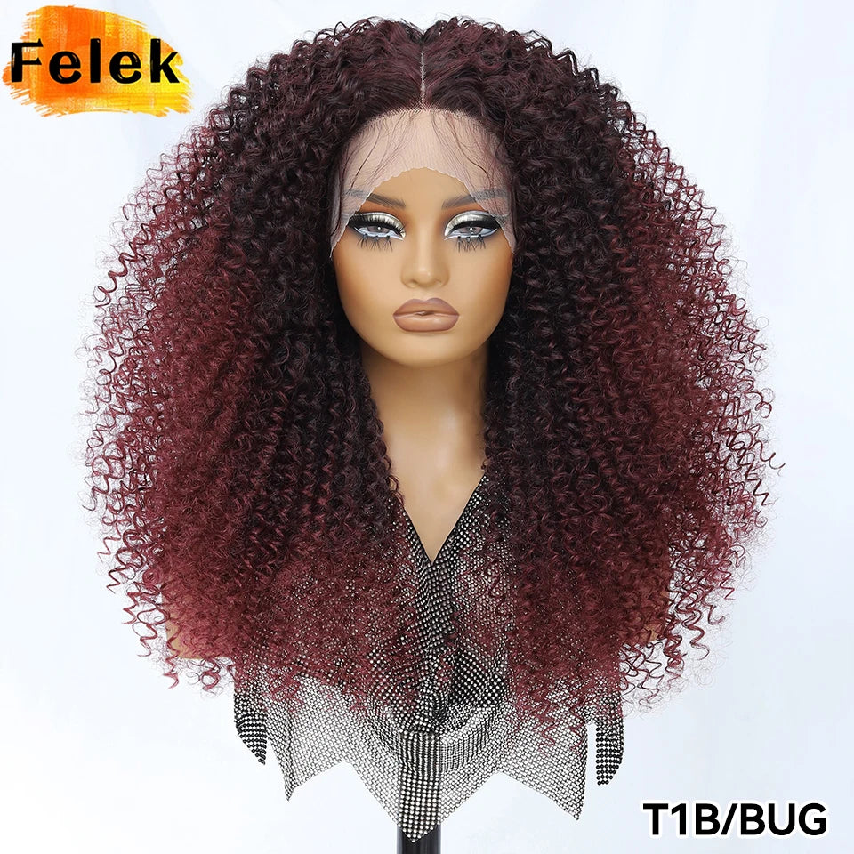 Perruque Afro Chatain