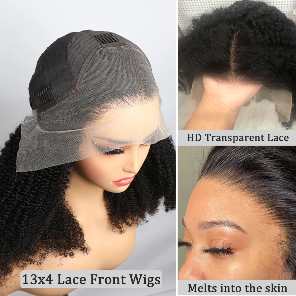 perruque afro 100% human hair