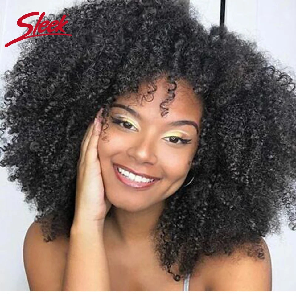 Perruque afro cheveux humain