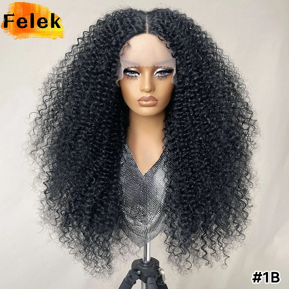 Perruque Afro Chatain