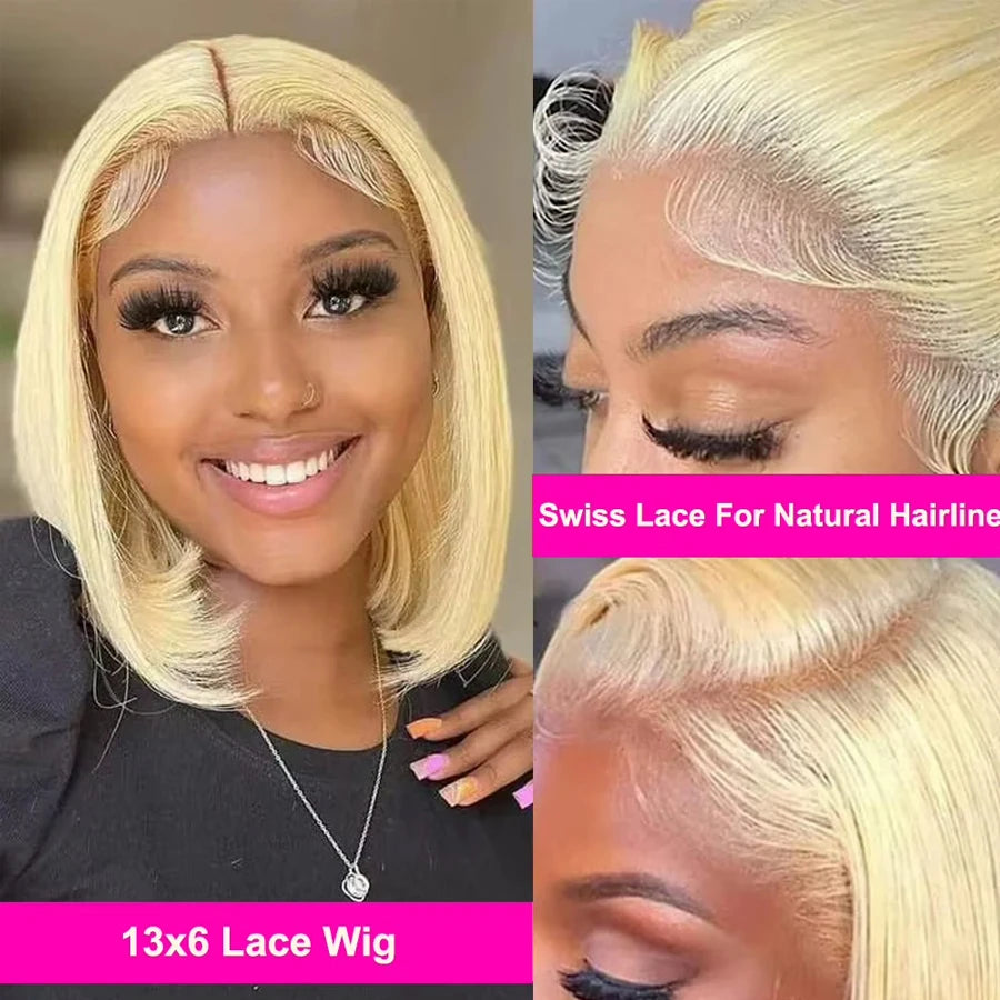 Perruque Afro blonde