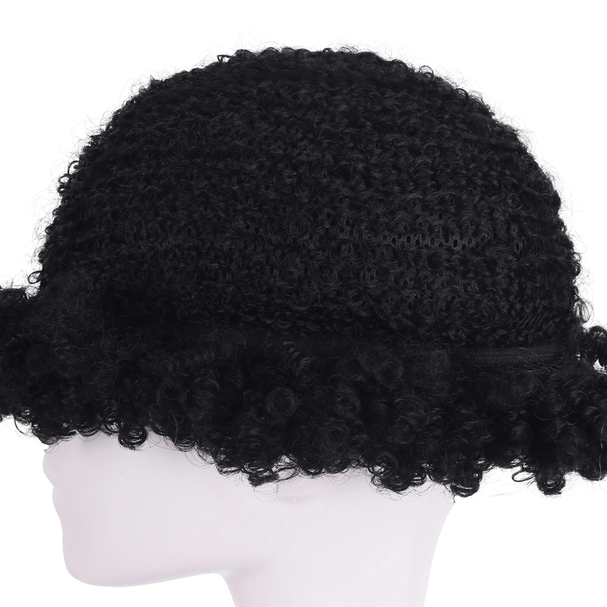 Perruque afro courte homme