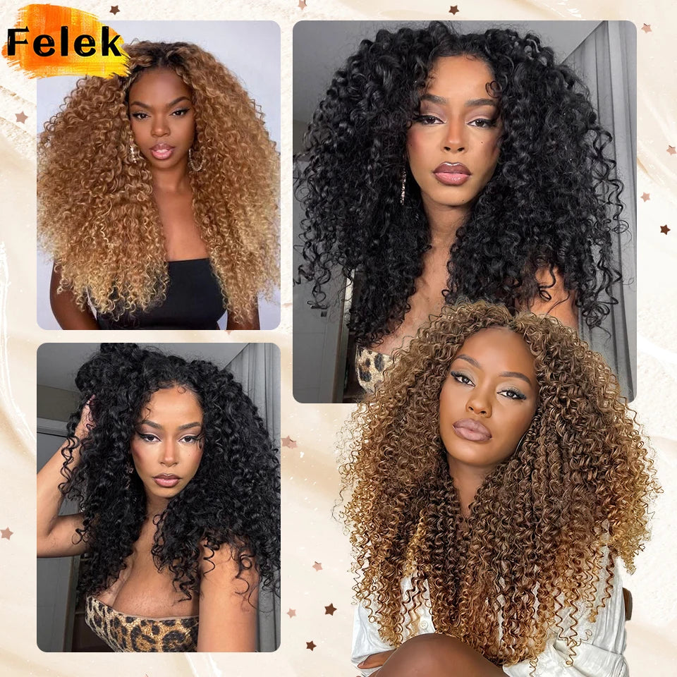 Perruque Afro Chatain