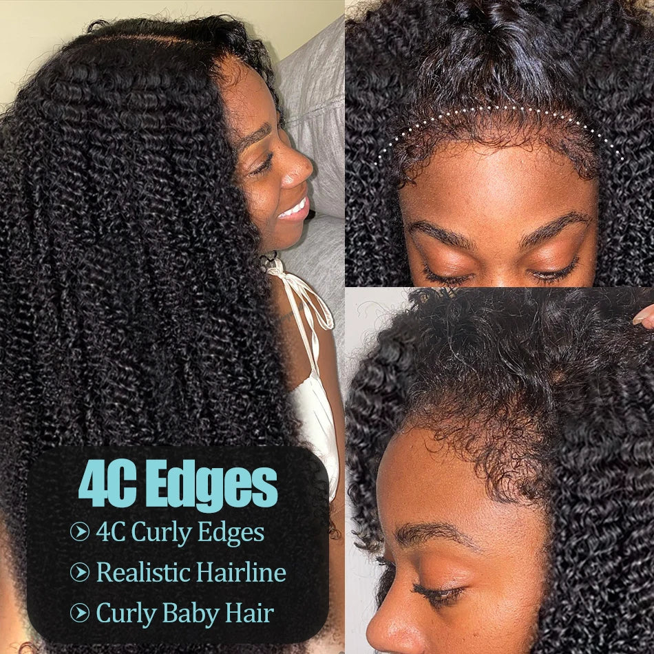 Perruque afro naturelle longue