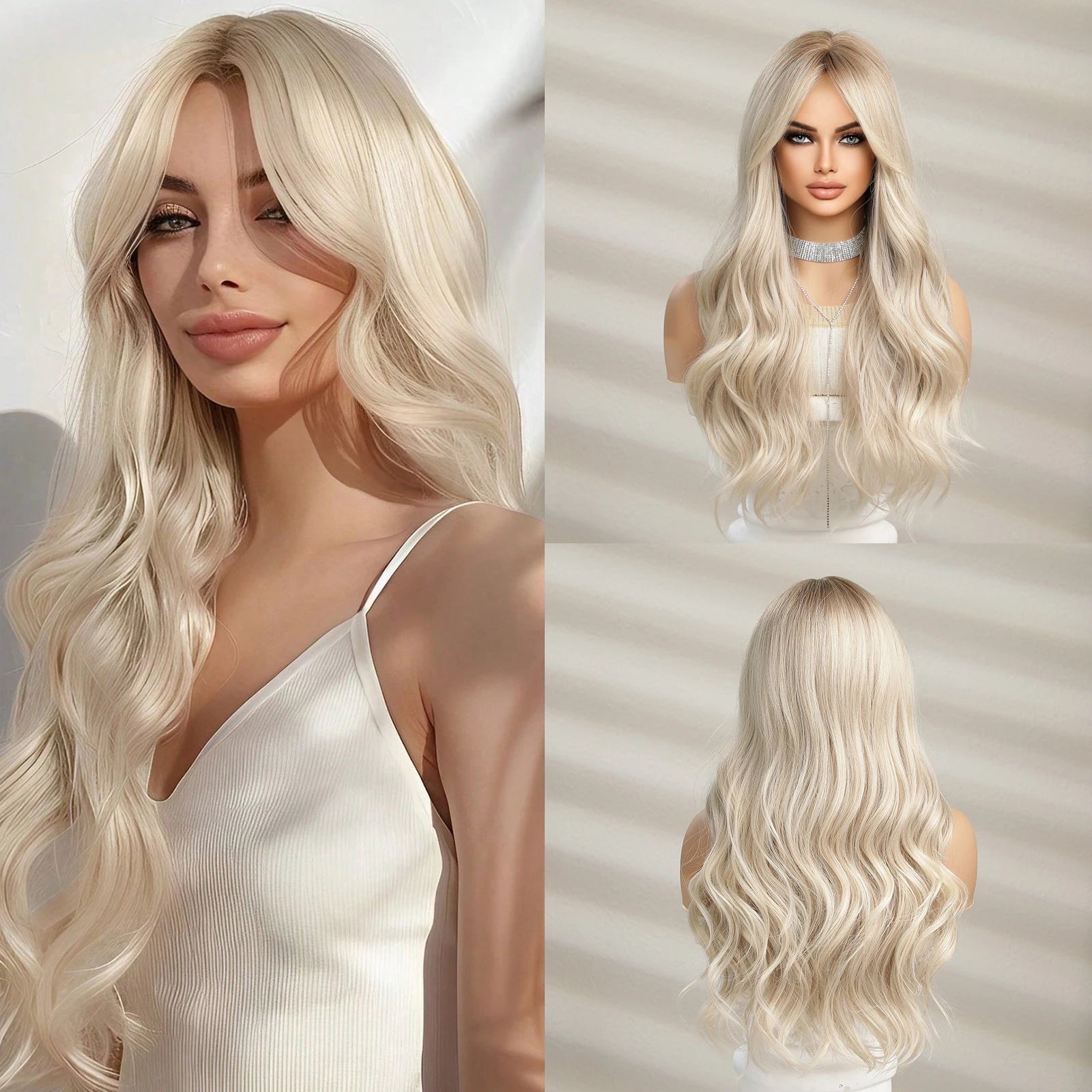 perruque blanche femme