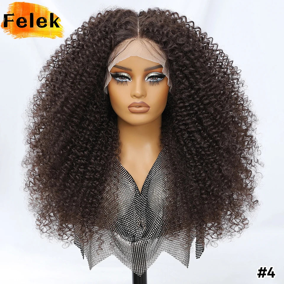 Perruque Afro Chatain