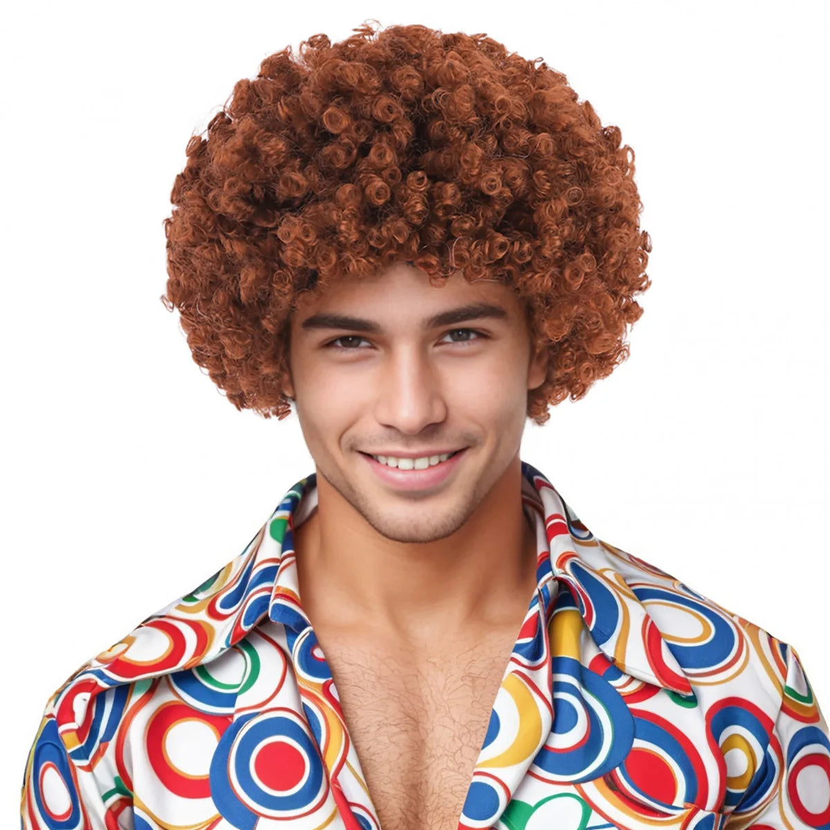 Perruque afro courte homme