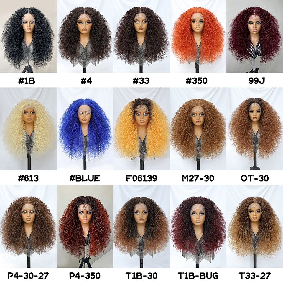 Perruque Afro Chatain