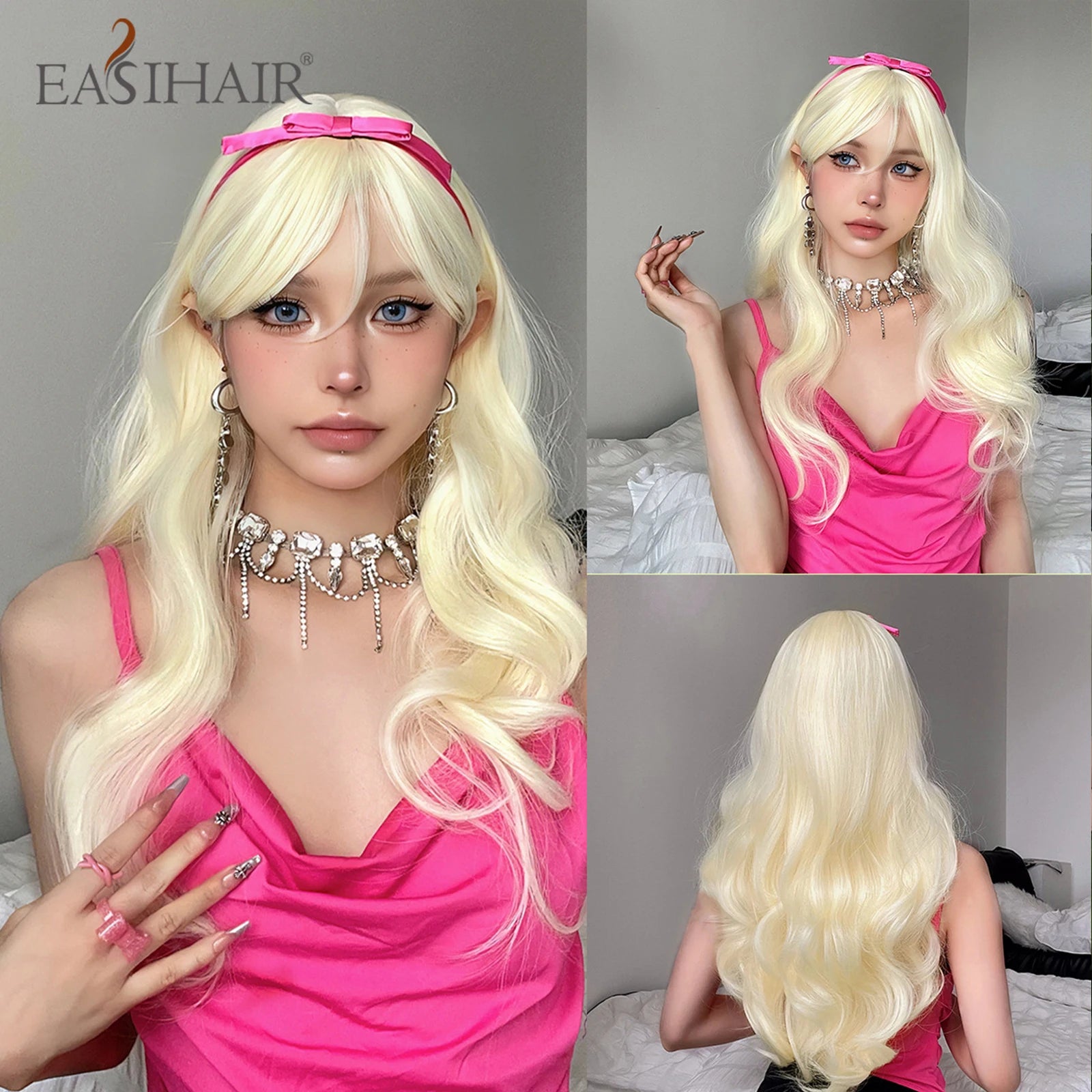 perruque blanche femme