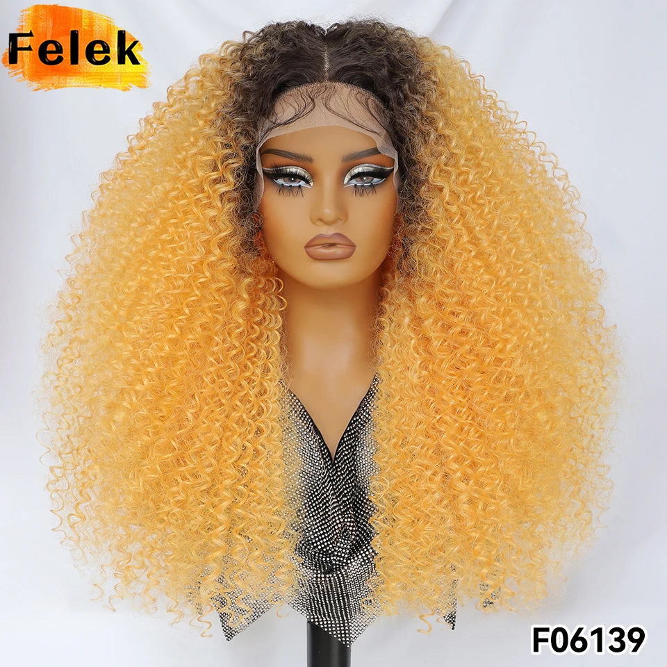 Perruque Afro Chatain