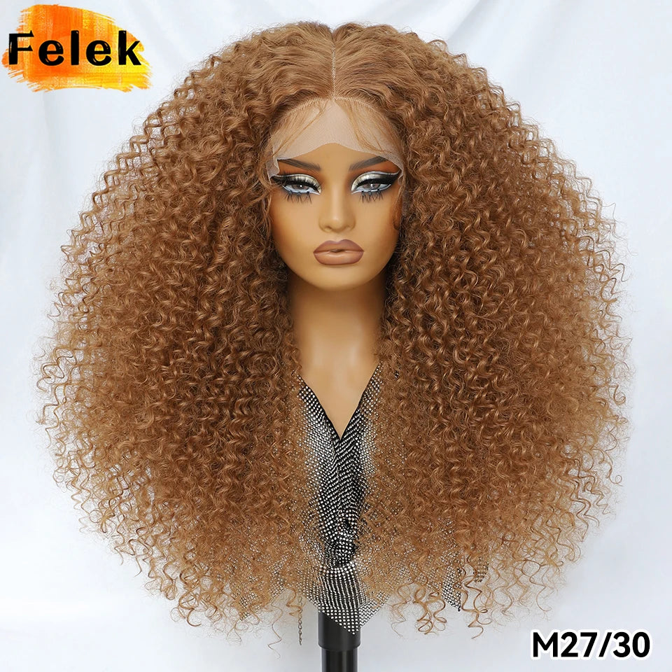 Perruque Afro Chatain