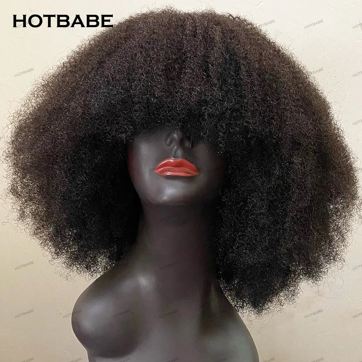 400 Density Afro Kinky Curly Glueless Human Hair Wigs 13×6 HD Lace Frontal Wig 13×4/360 HD Transparent Lace PrePlucked For Women