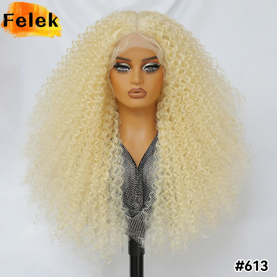 Perruque Afro Chatain