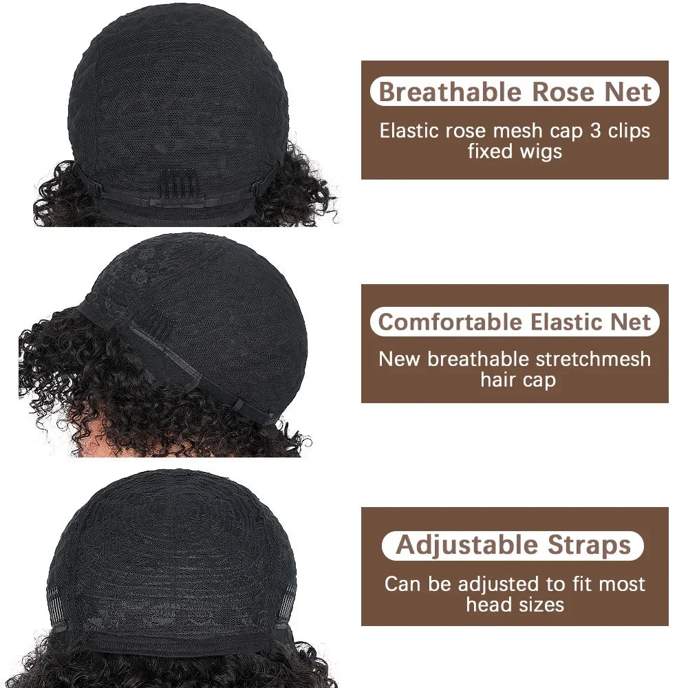 perruque afro naturelle courte