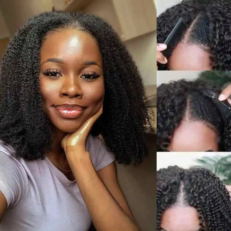 Perruque afro naturelle courte