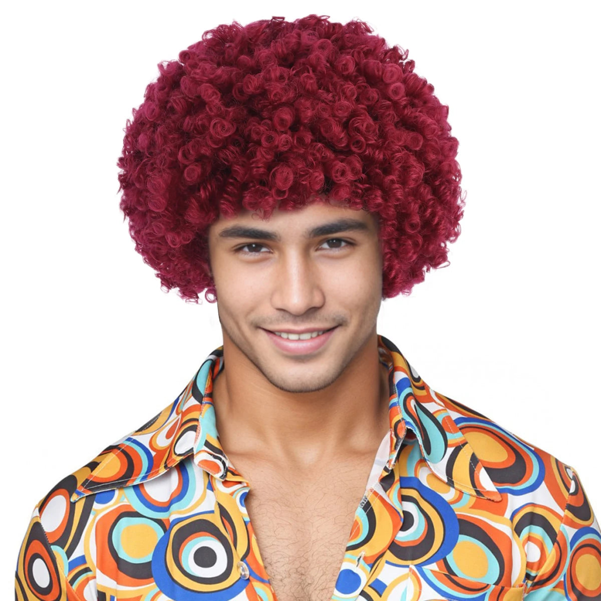 Perruque afro courte homme